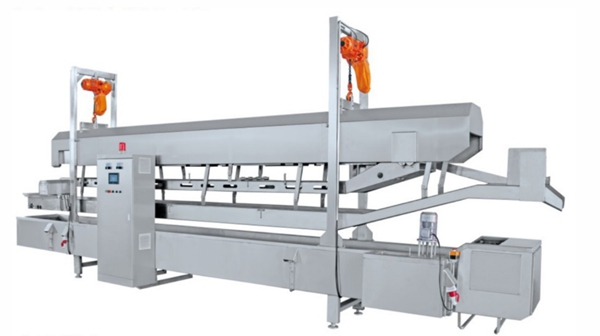 大型油炸流水线